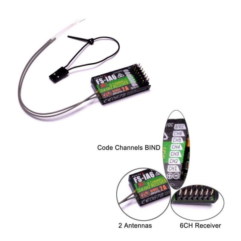 Flysky FS-IA6 récepteur 6CH do - Drone Racing Antenna avis et prix